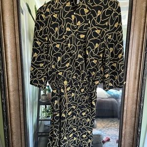 VINTAGE MS. CHAUS GOLD CHAIN DRESS
